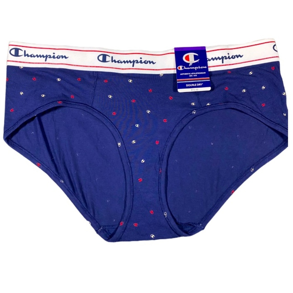 Champion Panties Women's 2XL Hipster Double Dry Ultra Soft Wide Logo
